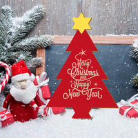 4 piezas de 15.1 x 10.0 in, adornos de madera sin terminar, árbol de madera, recorte en blanco, forma de árbol de Navidad para fiesta de Navidad, decoración de bricolaje - Arteztik
