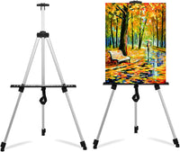 Soporte de caballete para trípode de 21" a 66", con bolsa de transporte, color negro - Arteztik
