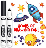 Crayola 12 unidades marcadores a granel originales negros - Arteztik

