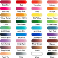 Juego de 48 pinturas de acuarela, Shuttle Art 36 colores de acuarela en tubos (0.4 fl oz cada uno) con 10 pinceles, 1 almohadilla de acuarela, 1 paleta, kit de acuarela premium para artista, principiantes, niños - Arteztik
