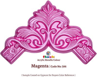 Flash Premium - Juego de 12 pinturas acrílicas iridiscentes metálicas, 1.7 fl oz, altamente pigmentadas y resistentes a la decoloración, no tóxicas, pintura multisuperficie para artistas, pintores y niños - Arteztik
