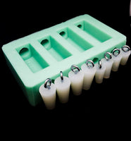 HCC Jr Series 4 Cavidad Molde de silicona tube-in etiqueta Casting - Arteztik
