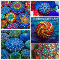 Mandala Dotting Tools con bolsa de almacenamiento con cremallera para rocas de pintura de uñas, BonnII 53 unidades de plantillas kits de bolígrafo de pintura de puntos, herramientas de pintura de bola, lápiz táctil, pinceles, bandeja de pintura para color - Arteztik
