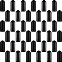 Master Airbrush Siphon Bottle Jar Adapter Cap Covers (Paquete de 36) – Tapones de plástico negro, evita derrames de pintura – Se adapta a una sola acción, doble acción de alimentación inferior, succión de alimentación de la tapa de montaje conector - Arteztik
