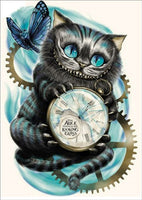 AIRDEA DIY 5D Diamond Painting by Number Kit, reloj de gato cristal Rhinestone bordado punto de cruz artes manualidades lienzo decoración de pared - Arteztik
