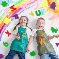 Gejoy - Juego de 64 esponjas de pintura para niños, números del alfabeto, esponjas de pintura de animales, formas de esponja, modelos de esponja, herramientas de dibujo para niños, niños, cuarto de baño educativo - Arteztik
