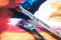 IVON Lienzo redondo, 4 piezas de tablero de lienzo profesional estirado circular para pintura, vertedor acrílico – 12 pulgadas y 8 pulgadas - Arteztik
