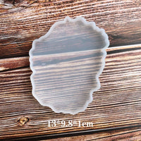 37YIMU 5 unidades de moldes de silicona para posavasos de resina, redondos irregulares de resina epoxi para fundición respetuosos con el medio ambiente, rodajas de ágata sintética, posavasos, decoración del hogar, accesorios de bricolaje - Arteztik
