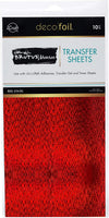 Hojas de transferencia de papel de aluminio de Brutus Monroe de 6 x 12 pulgadas, 10 hojas - Arteztik

