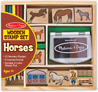 Melissa & Doug Horse Stable - Juego de sellos - Arteztik
