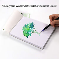 Bellofy - Juego de 50 hojas de papel para acuarela, tamaño A5, 130 IB/6.70 oz/m², 5,8 x 8,3 pulgadas, papel prensado en frío, cuaderno de acuarela, cuaderno de acuarela - Arteztik
