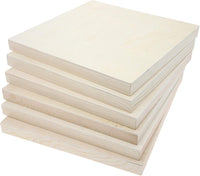Tableros para paneles de pintura de madera (12 pulgadas, 6 unidades) - Arteztik
