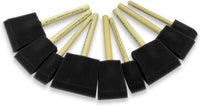 Paquete de 3 brochas de espuma de polietileno, incluye 9 brochas de esponja surtidas, 3.0 in, 3.0 in y 3.0 in. - Arteztik
