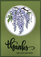 Stampendous Big palabras gracias Juego de sellos transparentes - Arteztik
