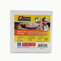 ACTIVA Blackjack arcilla de fuego bajo, 5 libras blanco - Arteztik
