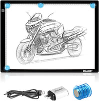 Caja de luz de la almohadilla Artcraft Tracing Light Board para la pintura de diamante - Arteztik
