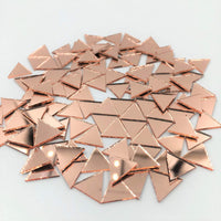 Espejo de mosaico con forma triangular de 0.591 in, 120 piezas - Arteztik
