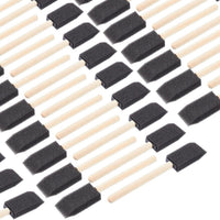 Pinceles de pintura de espuma, suministros para manualidades (1 pulgada, 120 unidades) - Arteztik

