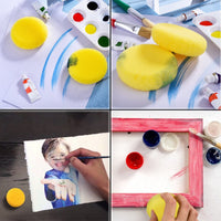 Pintura Esponja, abuff sintético Artista Esponjas para pintar, Face Painting, clavos, pintura, manualidades, cerámica y platos de lavado, 12 pcs - Arteztik
