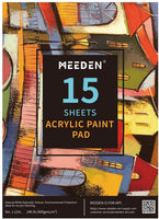 MEEDEN 64 piezas de pintura acrílica Kit con 48 x 0.7 fl oz pinturas acrílicas, pinceles de pintura acrílica, panel de lona, almohadilla de pintura acrílica, paleta cuchillo y esponja de arte, regalo perfecto para artistas, principiantes y adultos - Arteztik
