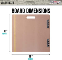 US Art Supply Tabla de dibujo para artistas, con manija, de 18 x 18 pulgadas, ideal para salón de clases, estudio, o uso libre. - Arteztik
