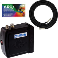 Master Airbrush - Compresor aerógrafo Modelo C-16-B Color negro, pequeño - Arteztik
