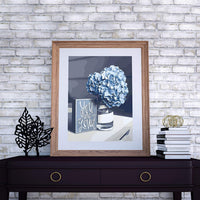 Likeyfactory - Kit de pintura por números para adultos y niños sobre lienzo con pinceles de pintura acrílica de color para dibujar DIY, pintura de calidad prémium, flores Bigleaf Hydrangea 16 x 20 pulgadas - Arteztik
