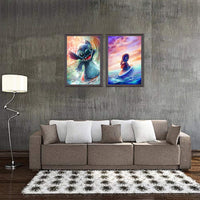Simliber - Kit de pintura de diamante 5D para principiantes, adultos, manualidades, decoración de pared para el hogar, 11.8 x 15.8 pulgadas, 2 unidades - Arteztik
