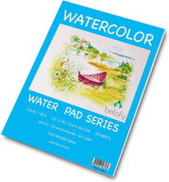 Bellofy 50 hojas de papel de acuarela – 130 IB / 190 GSM Peso – 9 x 12 en tamaño – papel de prensa en frío – Bloc de notas de pintura al agua - Arteztik
