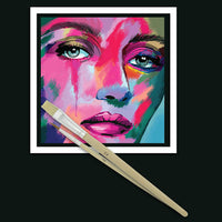 US Art Supply - Juego de pinceles (12 piezas, 9.0 x 12.0 in), diseño de paleta de madera - Arteztik
