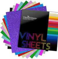 TECKWRAP - Hojas adhesivas de vinilo brillante para cortador de manualidades, 12.0 x 12.0 in, 10 hojas por paquete - Arteztik
