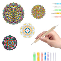 Juego de 18 herramientas para puntear Mandala, lápiz para grabar en relieve, para pintar rocas, arte de uñas - Arteztik
