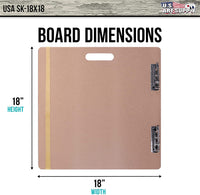 US Art Supply - Tablero de dibujo de artista (18.0 x 18.0 in, incluye 11.3 x 14.0 in, encuadernado en espiral lateral, 60 libras, 2 almohadillas), 100 hojas en cada bloc de papel - Arteztik
