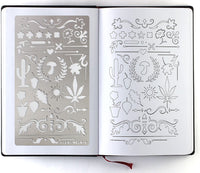 Aleks melnyk 1 Bullet Journal Stencil – Naturaleza, separadores, & iconos | metal, acero inoxidable planificador diario de plantillas | compatible con Journal, Notebook, Diary & Scrapbook | bricolaje dibujo plantilla stencil - Arteztik
