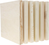 Tableros para paneles de pintura de madera (12 pulgadas, 6 unidades) - Arteztik
