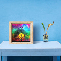 XPCARE - Juego de 6 pinturas con diamantes de imitación de luna para decoración de pared del hogar (lienzo de 12.0 x 12.0 in) - Arteztik
