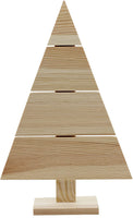 Creative Hobbies Pallet de madera de pie, árbol de Navidad, 14.2 x 9.4 in, decoración rústica de granja, proyecto de manualidades | Paquete de 2 - Arteztik
