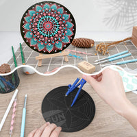 Mandala Dotting Tools Set – PGFUN 49 piezas Kit de pintura de puntos con herramientas de punto, bolígrafo de bola, bandeja de pintura y cepillos para pintura de rocas, colorear, arte de uñas, dibujo y dibujo - Arteztik
