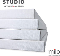 Milo Pro - Lienzo para artista, 24.0 x 29.9 in, 4 unidades, 0.7 in - Arteztik
