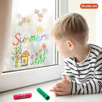 Tempera Barras de pintura, Shuttle Art 31 Pack Solid Tempera Juego de pintura, 30 colores con 1 almohadilla de dibujo para niños, lavable, secado súper rápido, funciona muy bien en papel, madera, vidrio, cerámica lienzo - Arteztik
