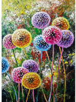 Kit de pintura de diamante 5D para adultos y niños, broca completa, redonda, con diamantes de imitación, arte abstracto, pintura al óleo, perfecto para decoración de la pared del hogar, regalo (12 x 16 pulgadas) - Arteztik
