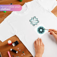100 Pack Mandala Stencils for Painting - Templates for Rocks Walls Wood Canvas Floors Furniture Tile Segment and Dotting Stones Fabric Small Design 3.6x3.6 Inch Reusable Dot Art Tools Large Set - Arteztik
