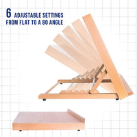 U.S. Art Supply - Tabla de dibujo de madera ajustable de 18.0 in de ancho x 14.1 in (A3) con 2 paquetes de 9.0 in x 12.0 in de ancho x 12.0 in de altura para pintar acuarelas - Arteztik
