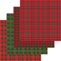 Cuadros de vinilo impresos, láminas adhesivas de vinilo a granel, cuadros rojos y verdes, paquete de hojas de 4-12 x 12 pulgadas - Arteztik
