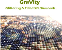 GraVity 5D Kit de pintura de diamante para adultos, taladro completo, árbol de la vida, 16.0 x 20.0 in - Arteztik
