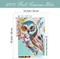 Juego de 4 kits de pintura de diamante 5D con diamantes de imitación para decoración de pared del hogar (lienzo de 12.0 x 16.0 in) - Arteztik
