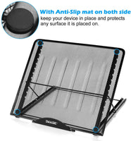 Soporte de gran versión con ventilación ajustable caja de luz para portátil, imagen multifunción (12 ángulos) soporte de rastreo evitado para AGPtek/Huion A3 A4 LED Tracing Light Pad & Diamond Painting - Arteztik
