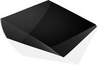 Láminas de vinilo adhesivo permanente con reverso brillante de EZ Craft USA, 12 x 12 pulgadas, 40 hojas blancas y negras brillantes, funciona con crickut y otros cortadores - Arteztik
