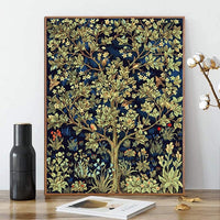 Pintura por números, lienzo interesante bricolaje Kit de pintura al óleo para niños y adultos, 16" x 20" dibujo pintura con pinceles, acrílico pigmento-Tree of Life (sin marco) - Arteztik
