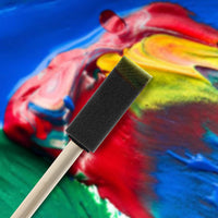 Bates- Pinceles de pintura de espuma, 26 unidades, 1 pulgada, esponja, esponja, pincel de pintura, pinceles de espuma, pinceles de espuma para pintura, cepillos de espuma para manchas, esponjas de pintura, cepillos de espuma para mod Podge - Arteztik
